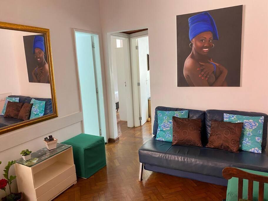 Charmoso Apartamento Na Av. Atlantica, Copacabana ริโอเดจาเนโร ภายนอก รูปภาพ