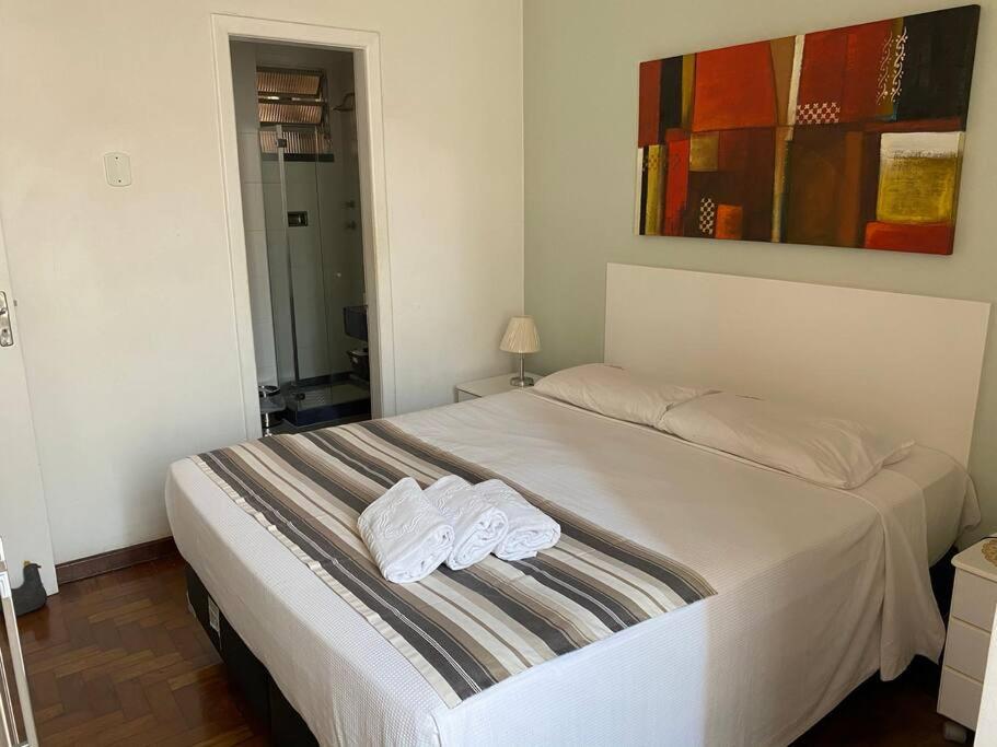 Charmoso Apartamento Na Av. Atlantica, Copacabana ริโอเดจาเนโร ภายนอก รูปภาพ